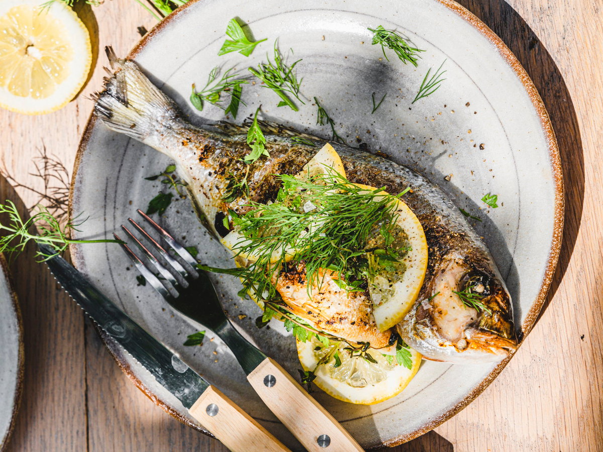 Gegrillte Kräuter-Dorade