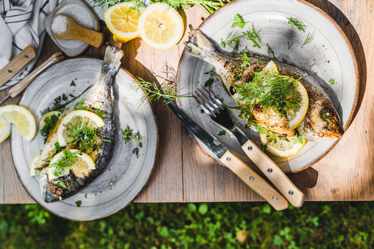 Gegrillte Kräuter-Dorade