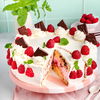 Leicht, fruchtig, kühl: Die perfekte Himbeer-Minz-Torte lieben im Sommer alle