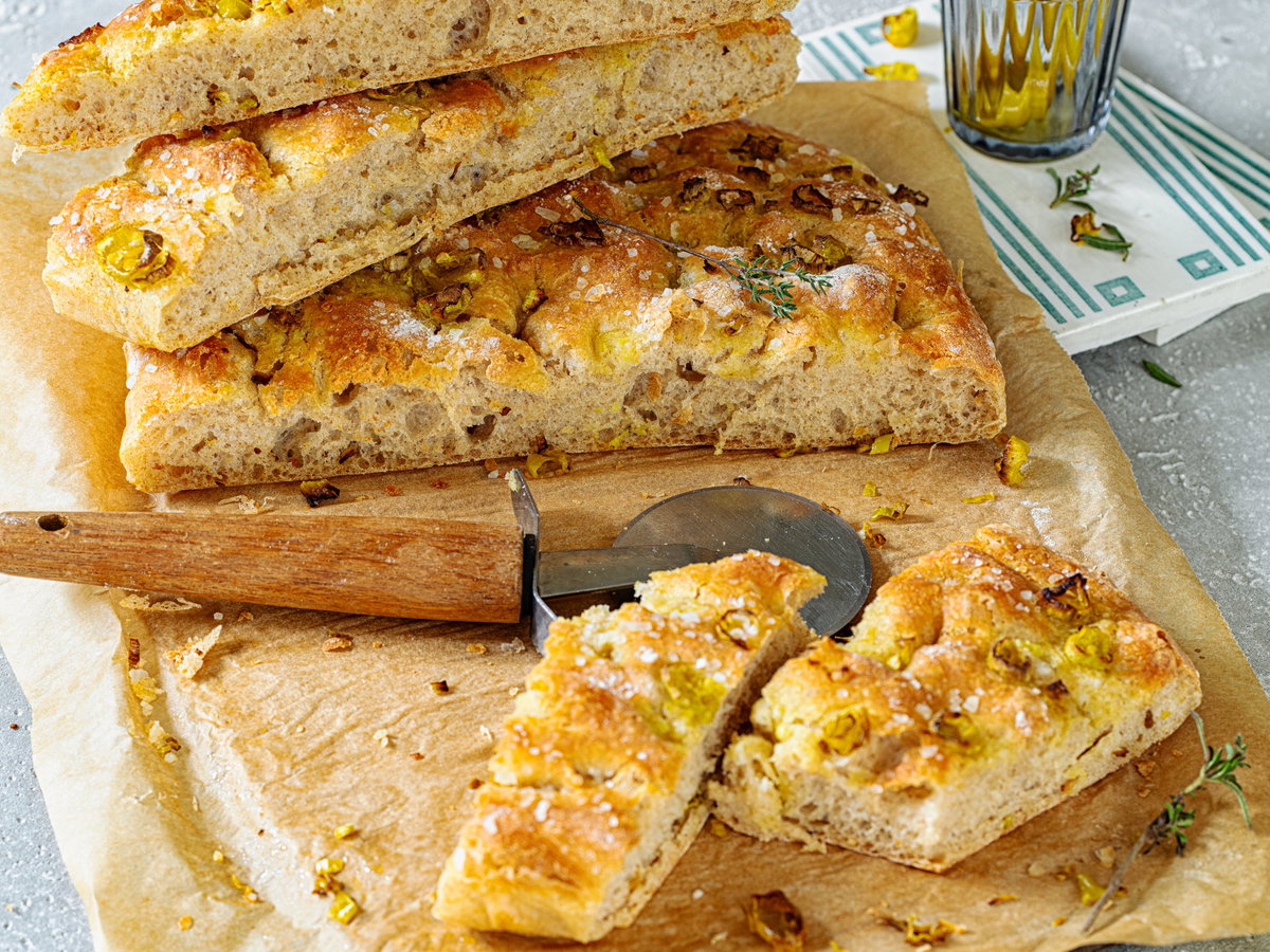 Meersalz Peperoni Focaccia