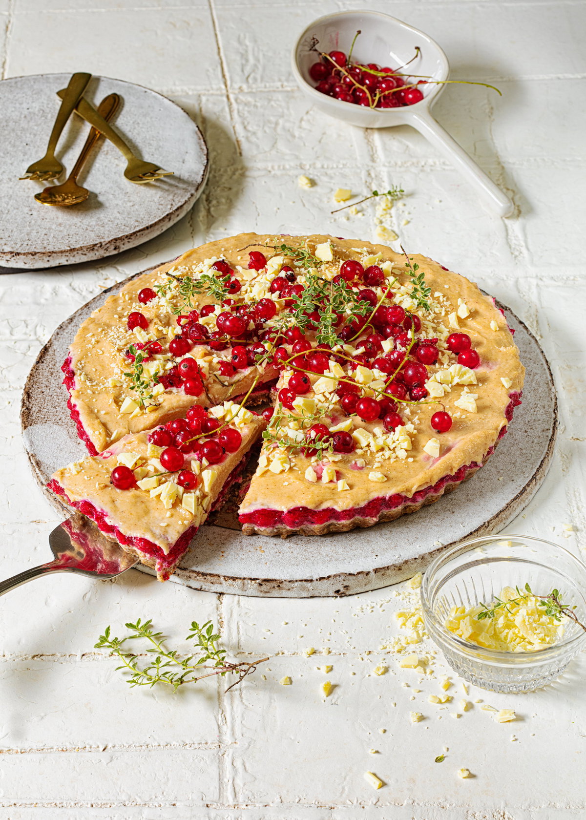 Weiße Schoko-Beeren-Tarte