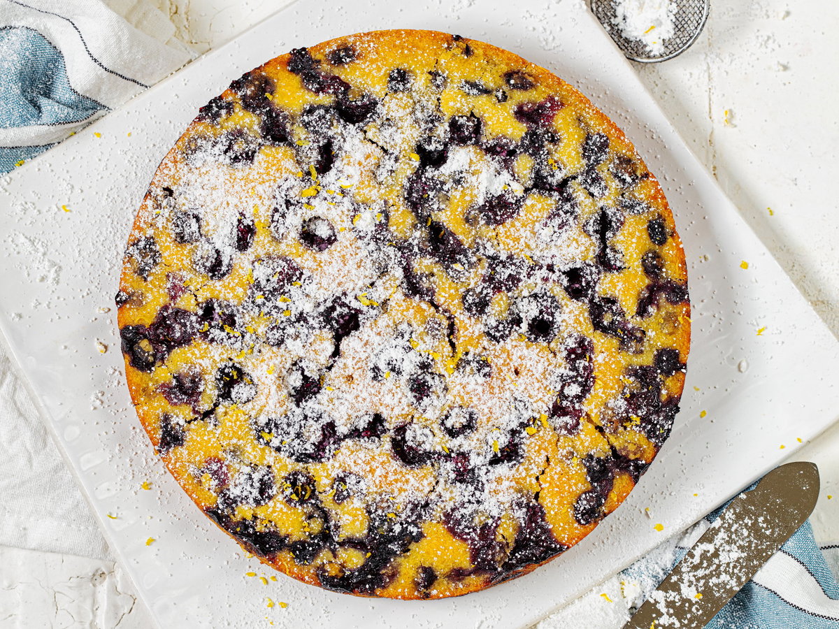 Glutenfreier Heidelbeerkuchen