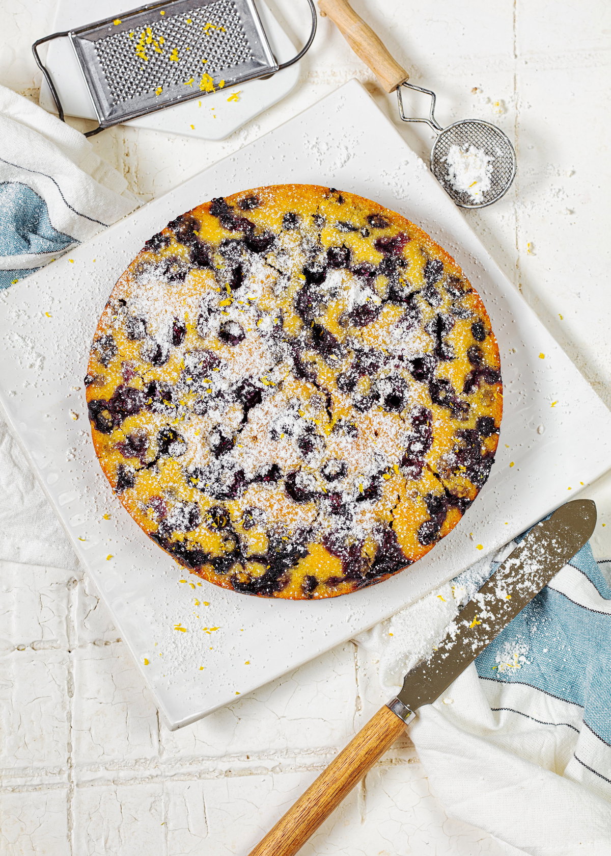 Glutenfreier Heidelbeerkuchen
