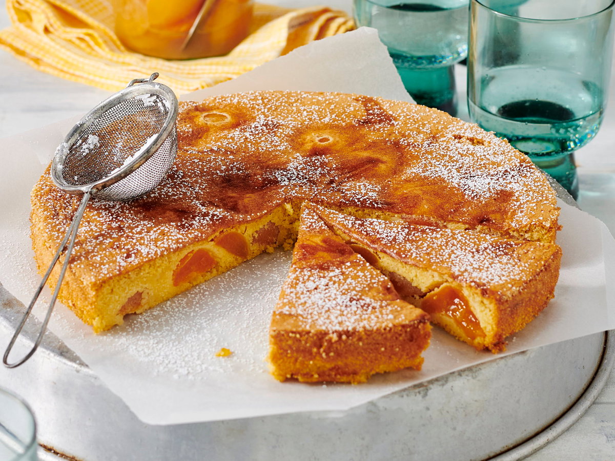 Glutenfreier Aprikosenkuchen