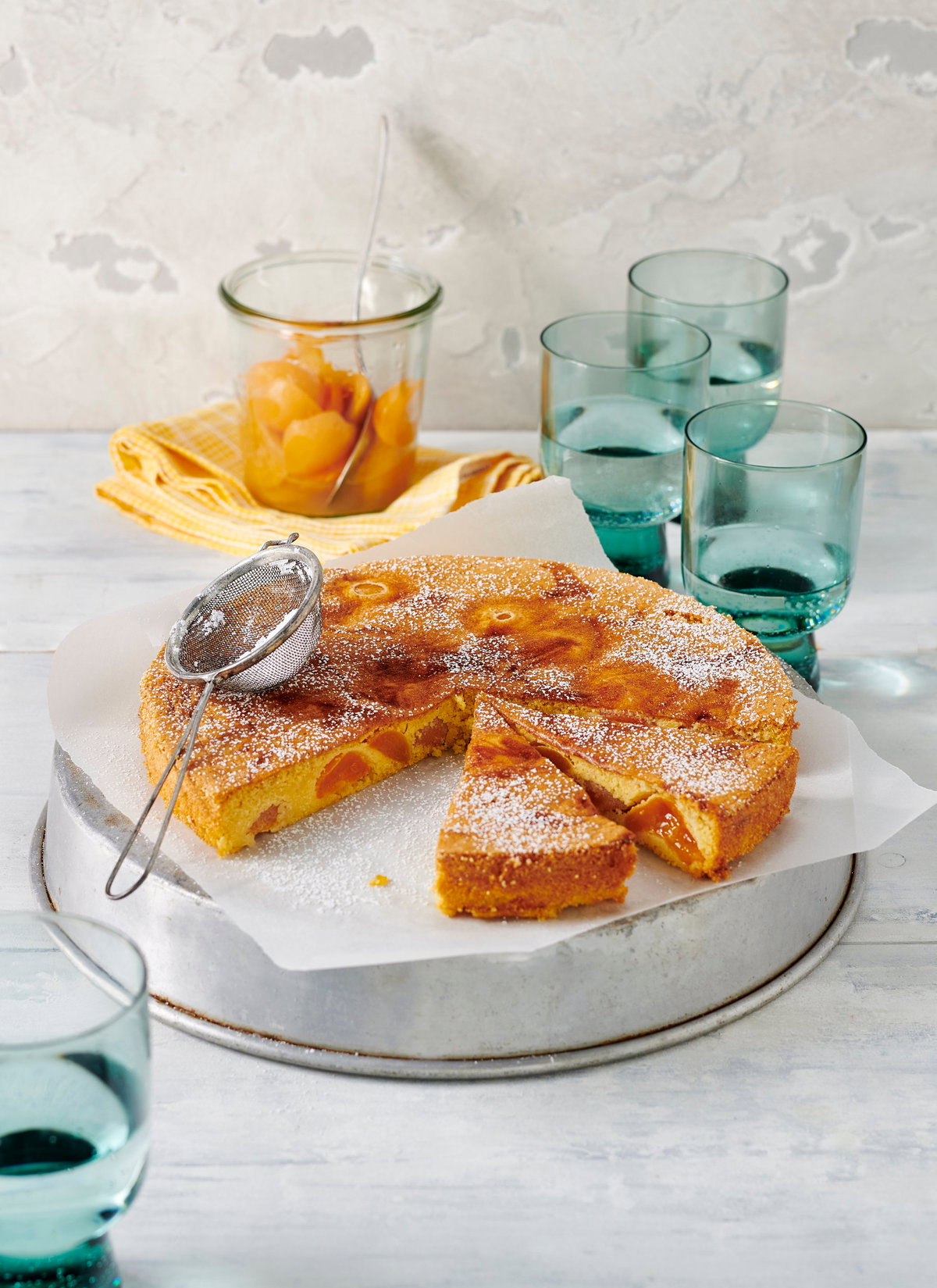 Glutenfreier Aprikosenkuchen