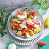 Das 35-Minuten-Rezept für Gourmets: Lauwarmer Kartoffel-Radieschensalat mit Räucherfisch