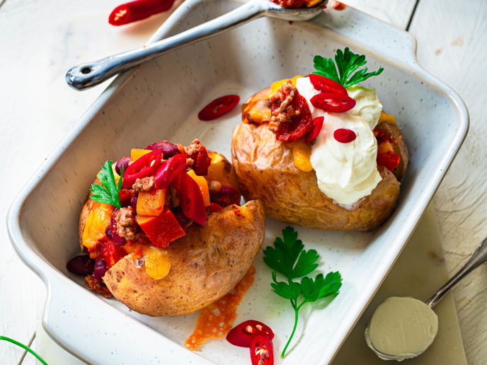 Backofenkartoffel mit Kürbis-Chili: Das geniale Herbst-Rezept für die kalte Jahreszeit