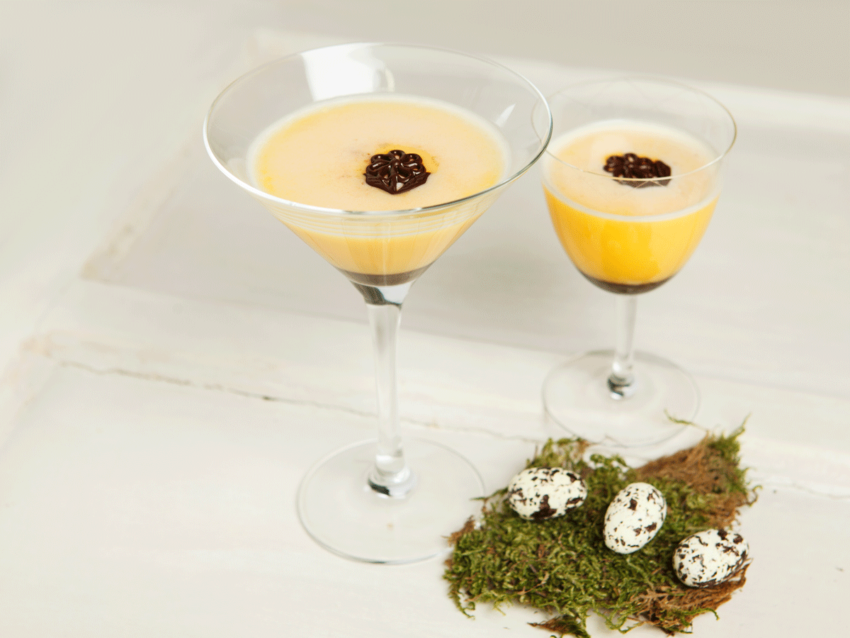 Eierlikör Cocktail zu Ostern