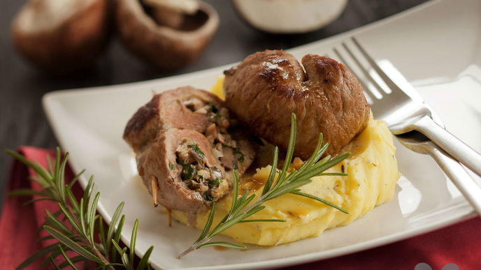Gefüllte Rinderschnecken