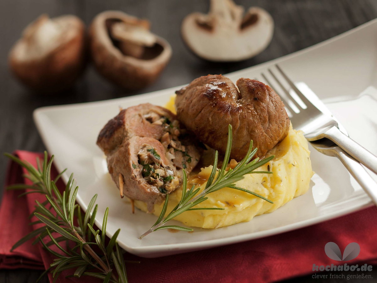 Gefüllte Rinderschnecken