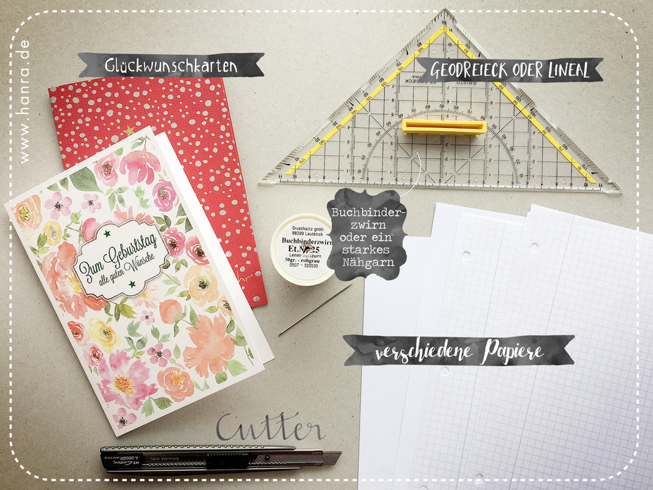 DIY Notizbuch selbermachen