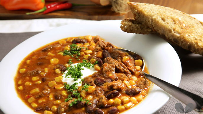 Chili con Carne mit Rindfleisch
