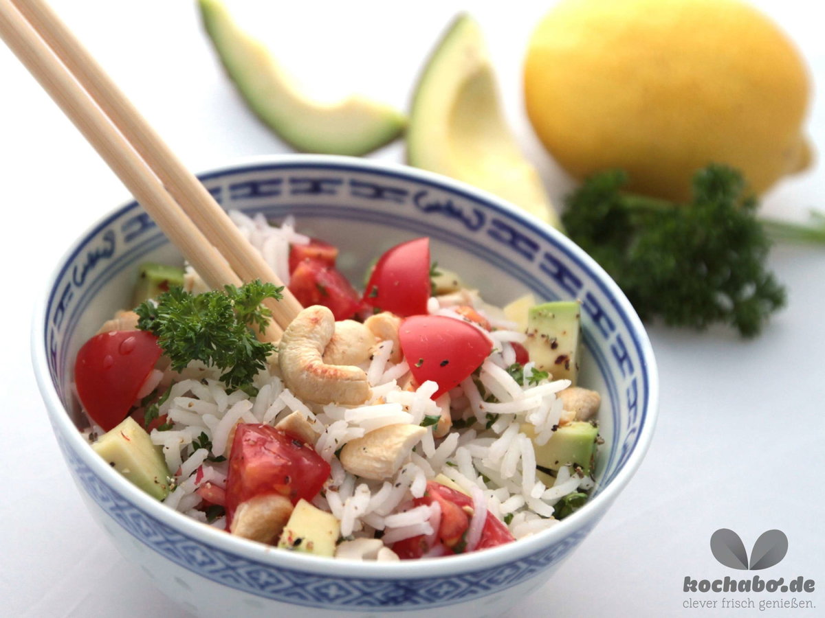 Reissalat mit Avocado - Die besten Avocado-Rezepte für Dips, Soßen und Salate