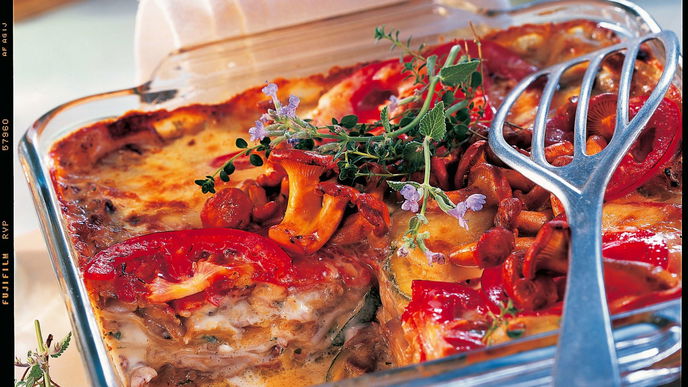 Pilzlasagne