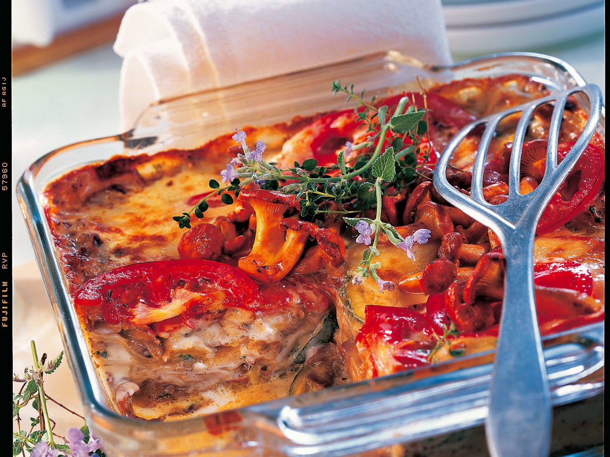 Pilzlasagne