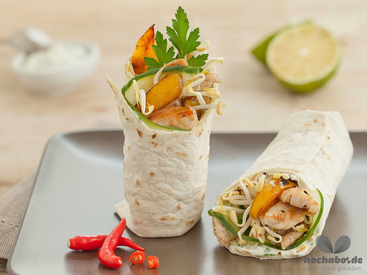 Paprika-Wraps