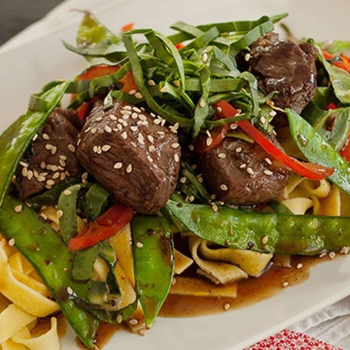 Hirschragout süß-sauer