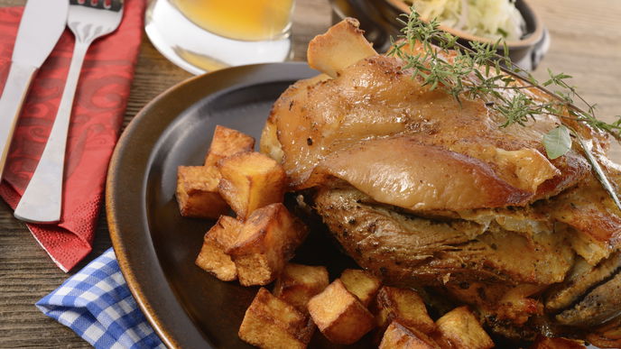 Rezept für Grillhaxe 
