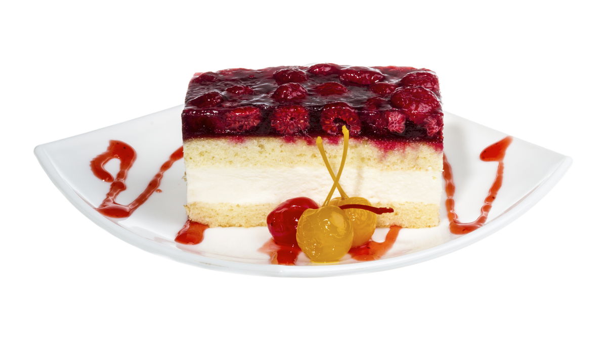 Luftiger Himbeerkuchen