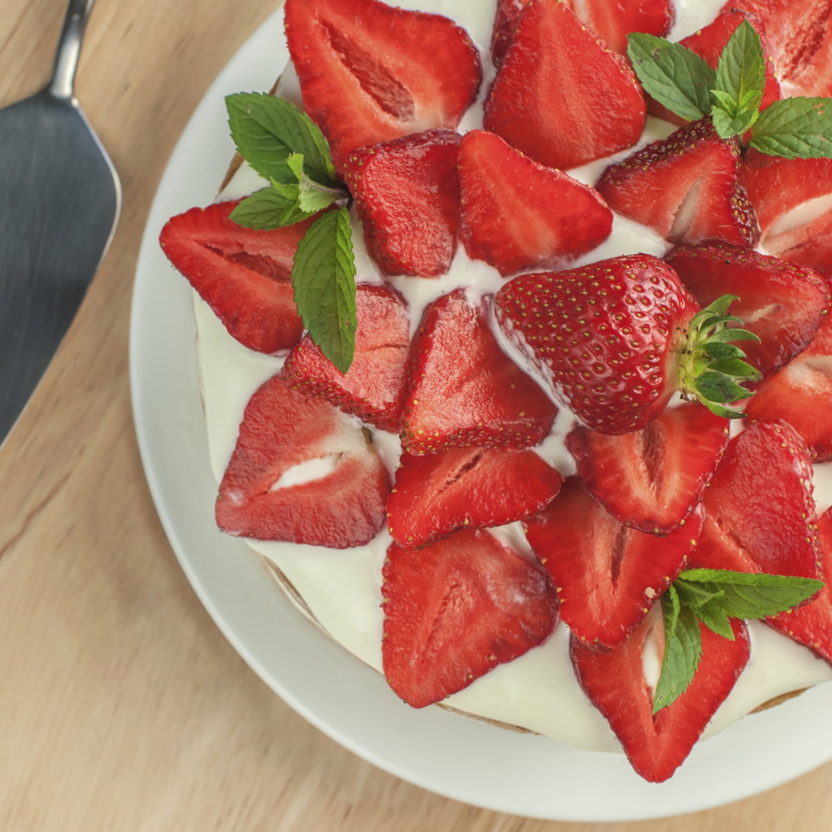 Erdbeerkuchen