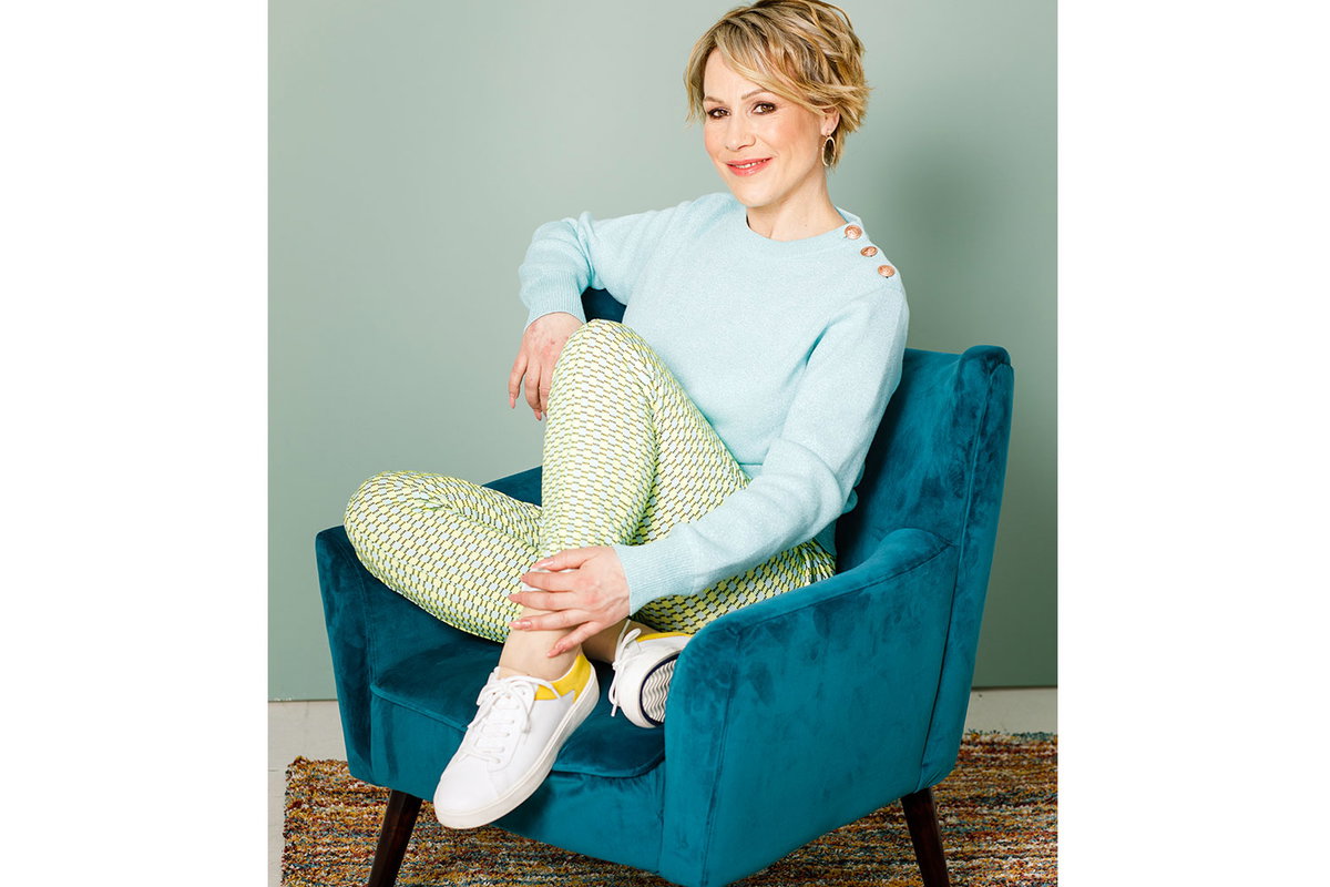 Mandy mit einem neuen Outfit