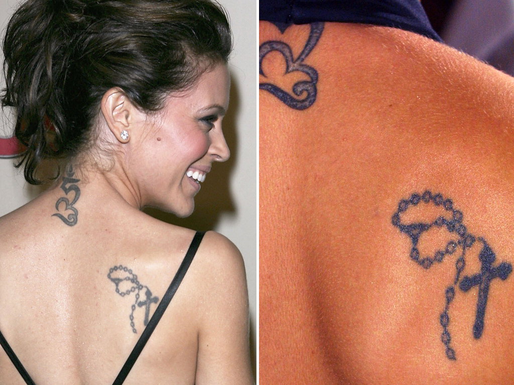 Alyssa Milano mit ihrem Tattoo