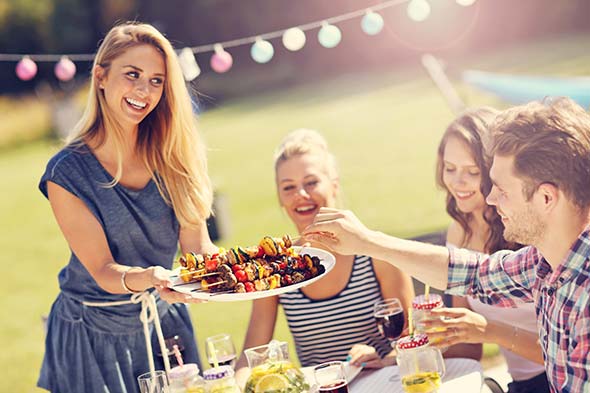Angrillen im Frühling