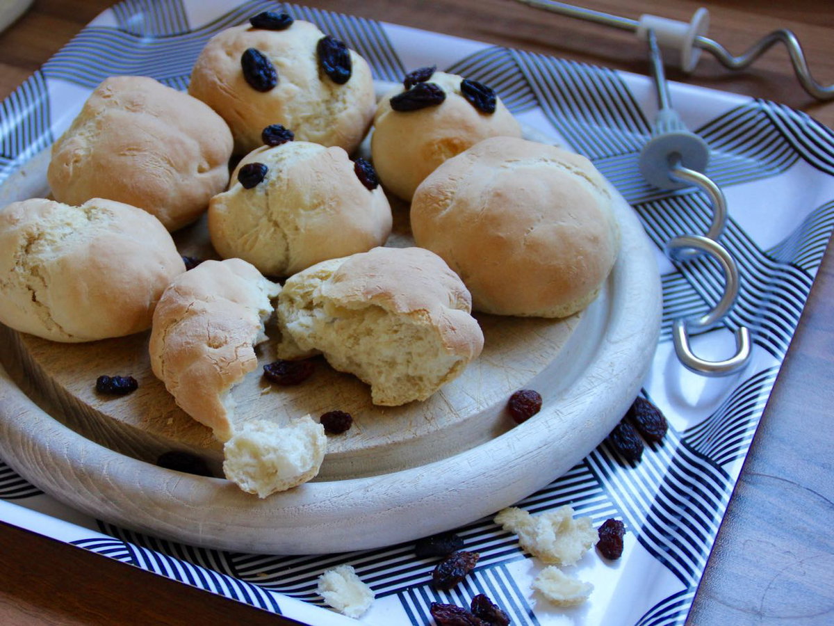 Apfelmusbrötchen