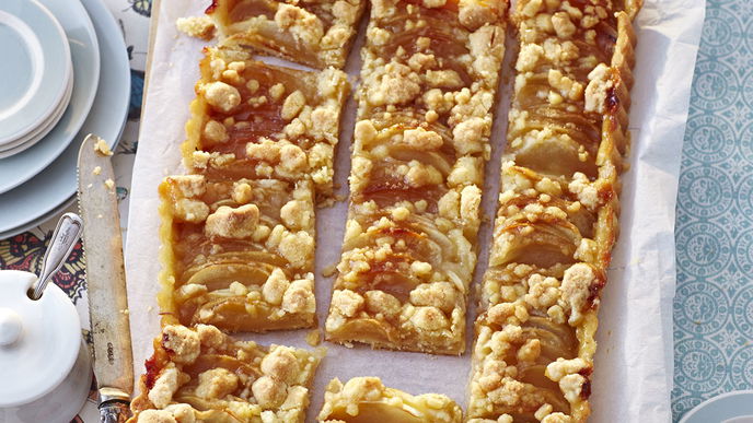 Fruchtige Apfeltarte mit feinem Zimt 