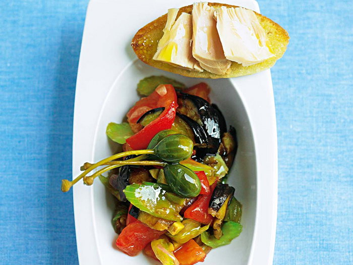 Auberginen-Caponata