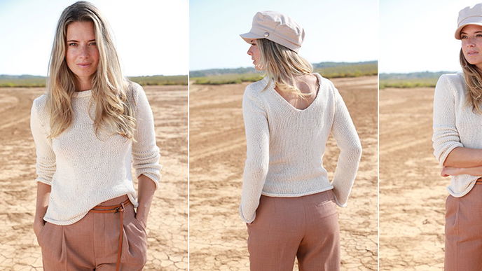 Ausschnittpullover mit sexy Details