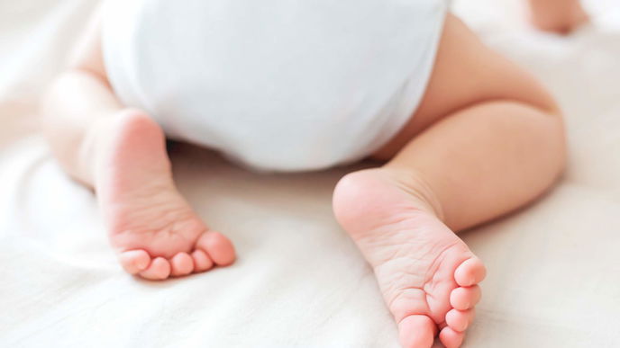Wunder Po bei Babys