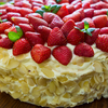 Schwedische Midsommar-Erdbeertorte
