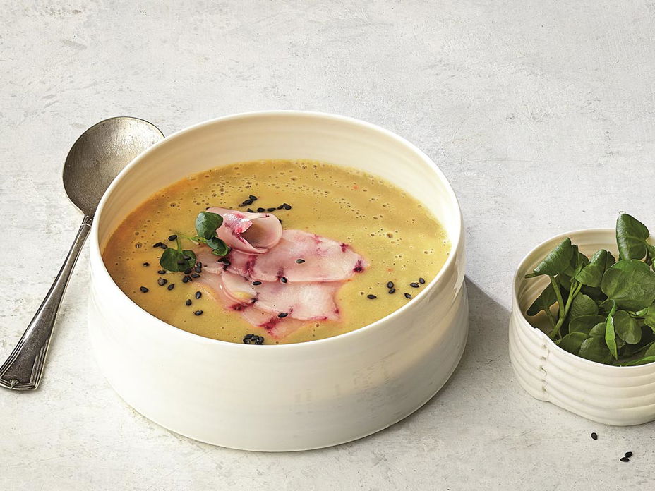 Rezept für Cubio Suppe mit Brunnenkresse