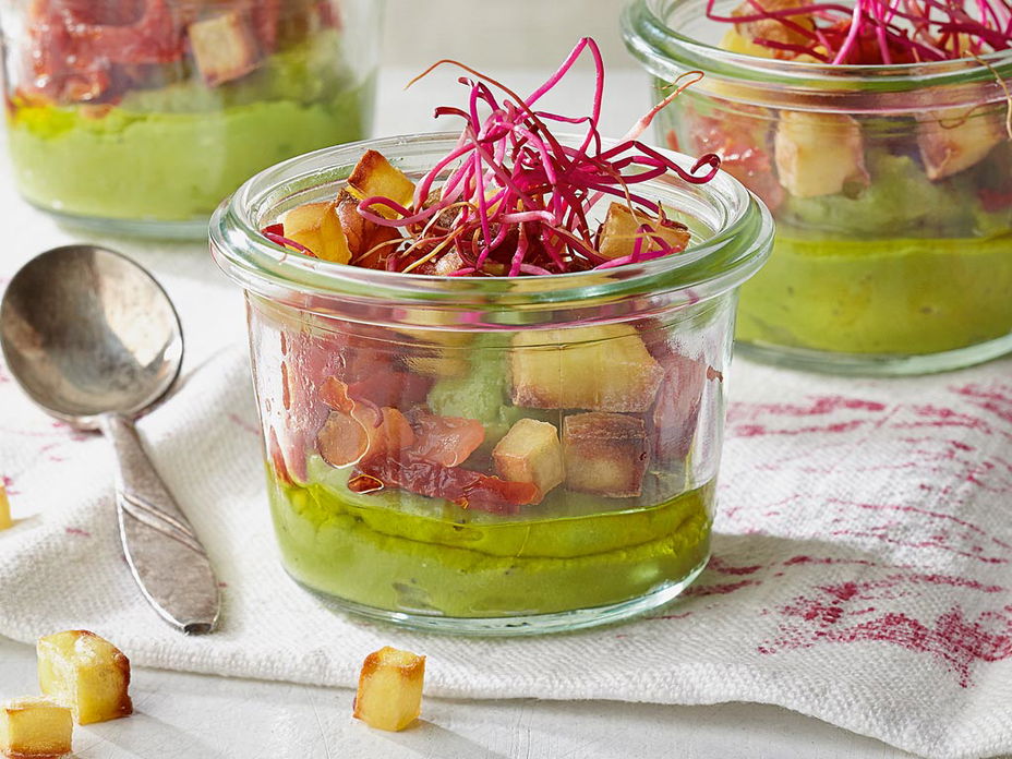 Das Rezept für die Avocadocreme ist basisch und besonders bekömmlich