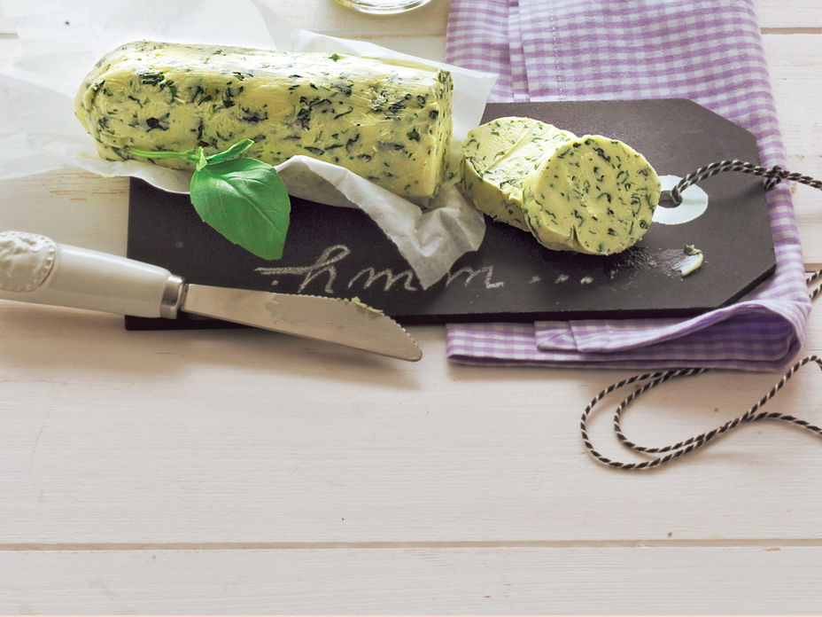 Rezept für leckere Basilikum Butter