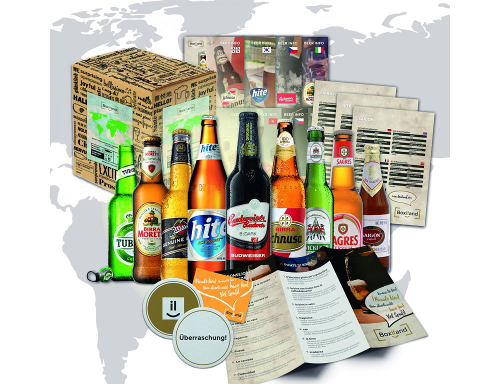 Geschenkset „Bier-Weltreise“