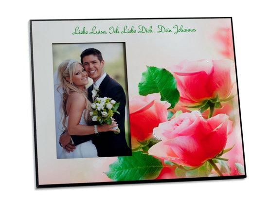 Bilderrahmen mit Rosendesign