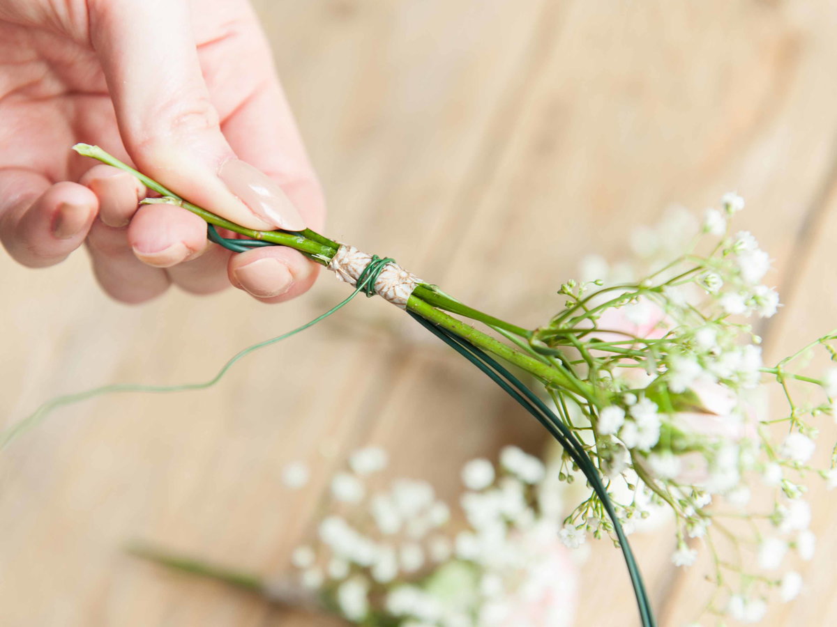 Blumenkranz für die Haare selber machen - Schritt 8