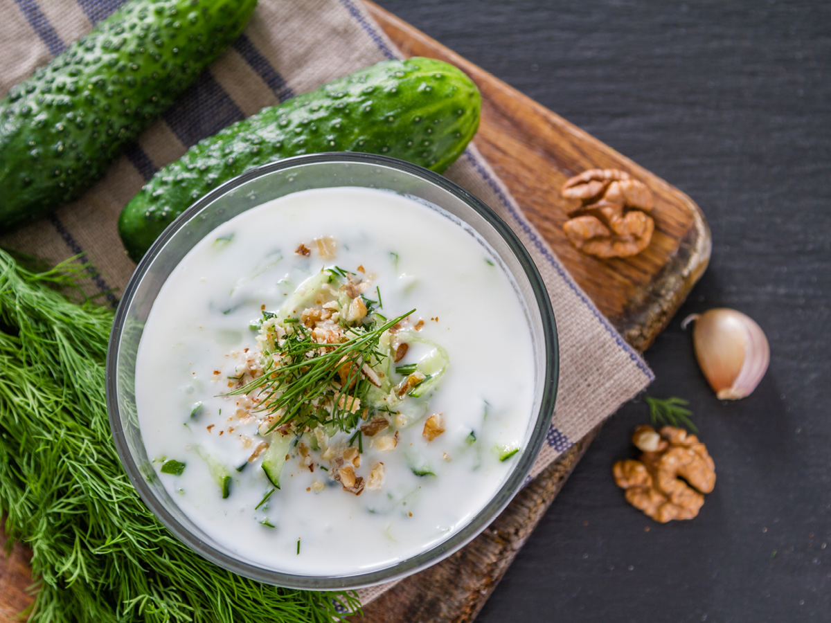 Kalte Gurkensuppe Tarator