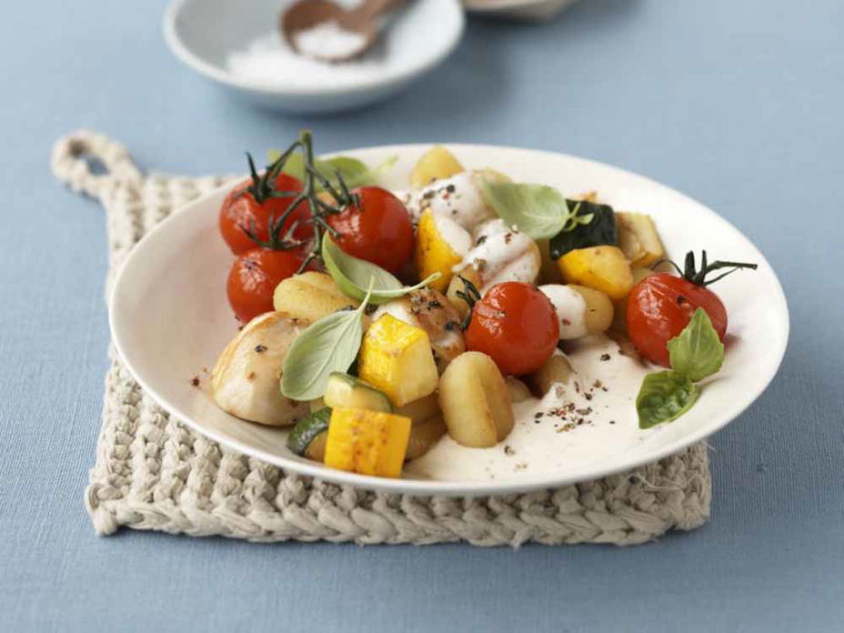 Gnocchi mit Ziegenkäse