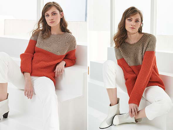 Color Block Pullover