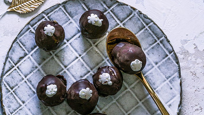Cookie Dough Kugeln: Gebäck zum Adventskaffee