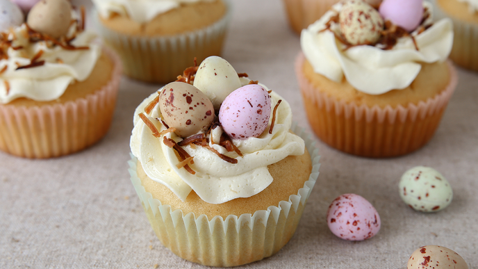 Cupcakes mit Eierlikörcreme