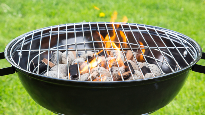 Der Holzkohlegrill