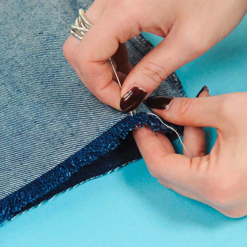 Step-by-Step Anleitung Fransenrock mit Patches