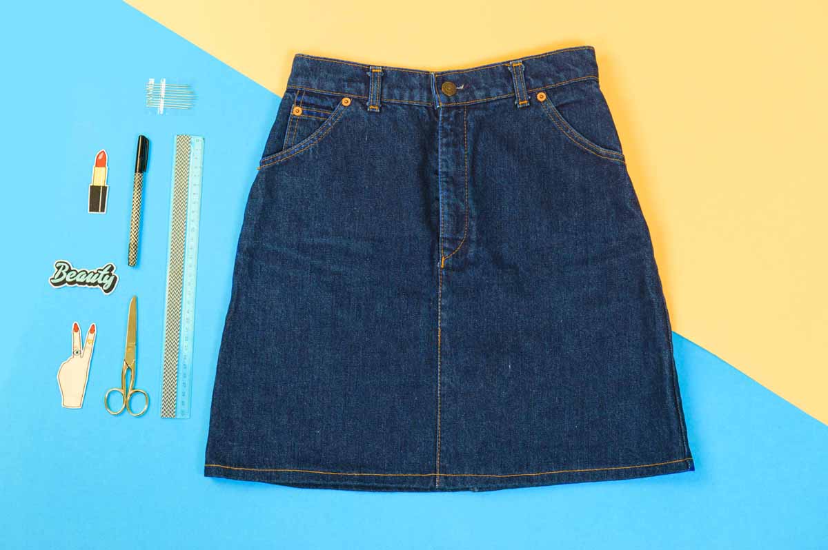 Step-by-Step Anleitung Fransenrock mit Patches