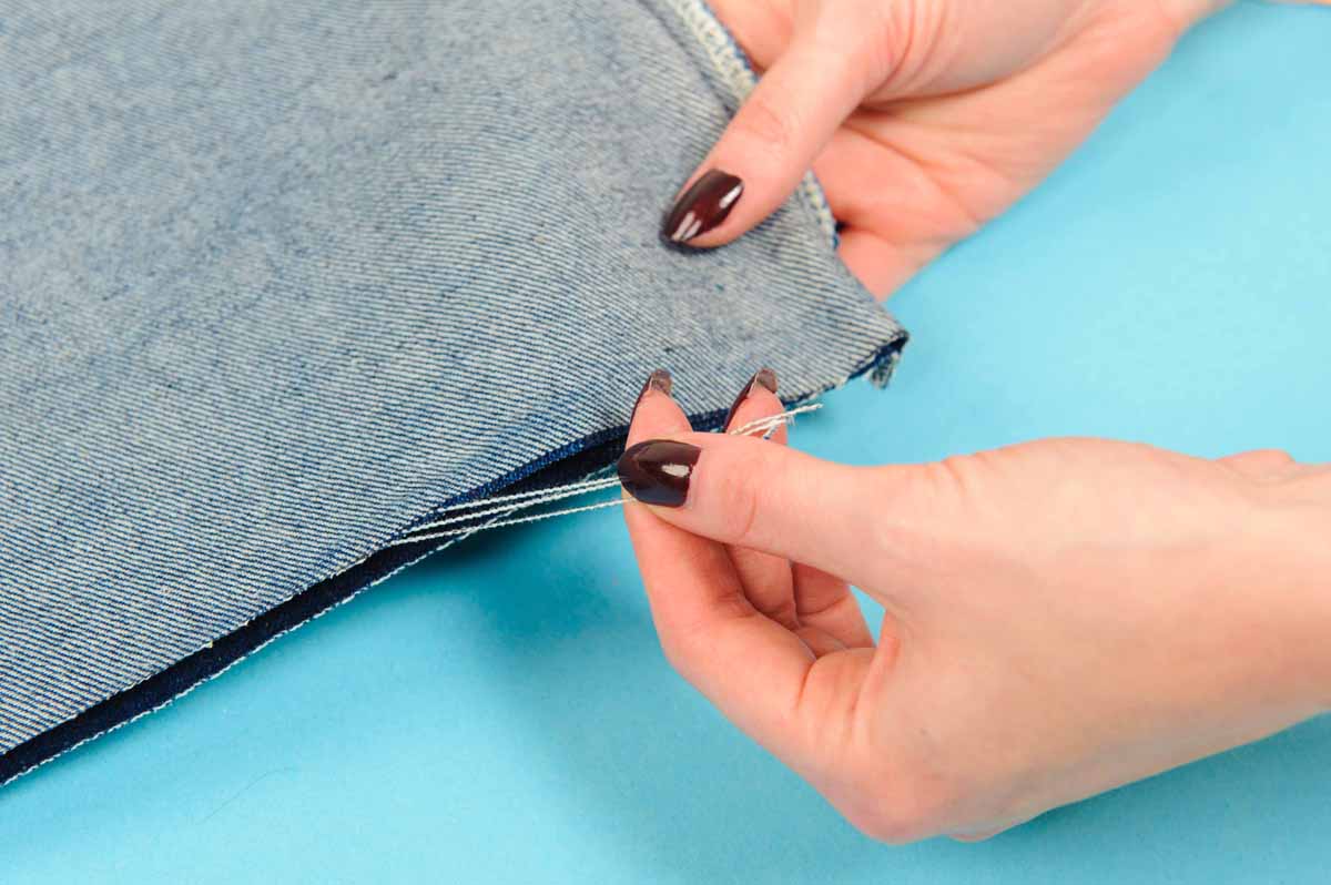 Step-by-Step Anleitung Fransenrock mit Patches