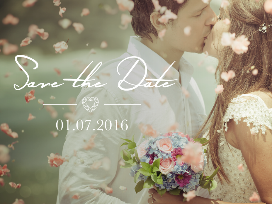 Save the date Karte