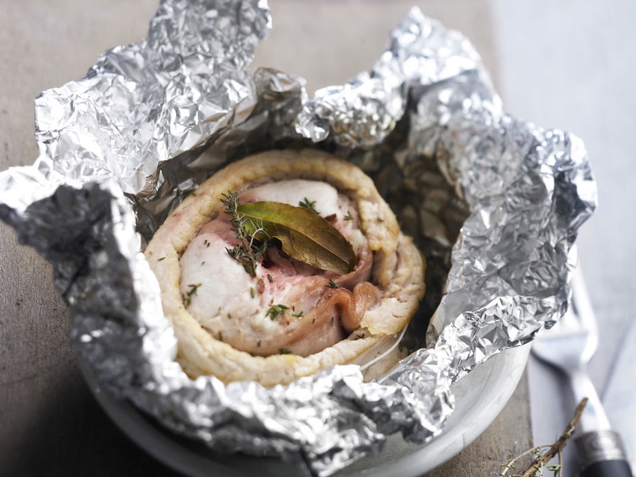 Dukan-Diät: Kaninchen in Alufolie
